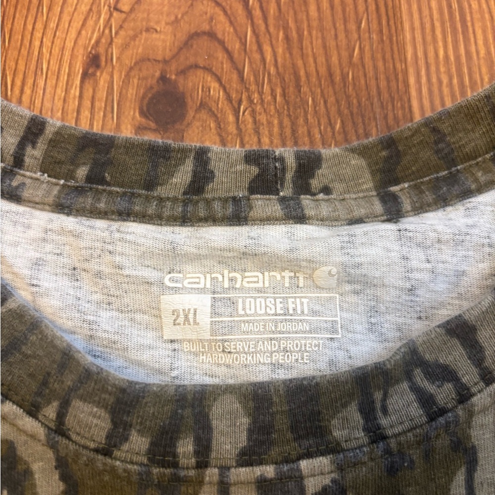Carhartt Olive and Black Patterned Shirt - Picture 2 of 4